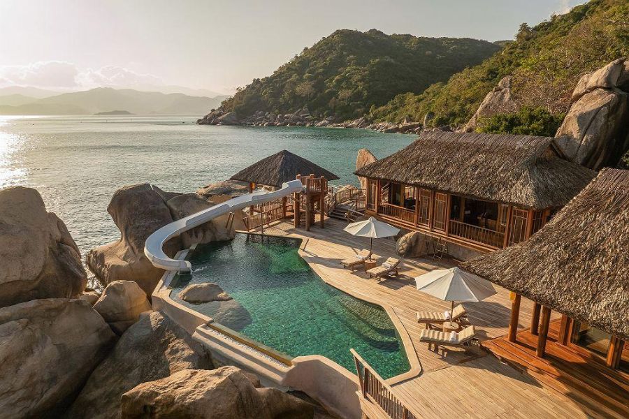 Luxury wellness retreat at Six Senses Ninh Van Bay Vietnam