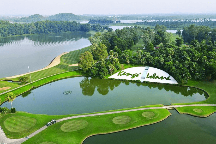 visit king's island golf resort in your golf trips to hanoi 